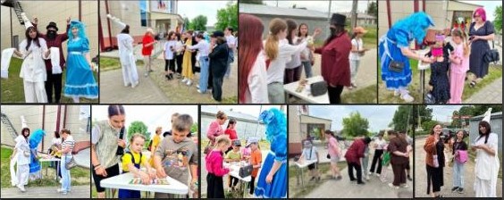 В рамках "Яркое лето Чувашии" библиотекари организовали праздничную программу в День защиты детей