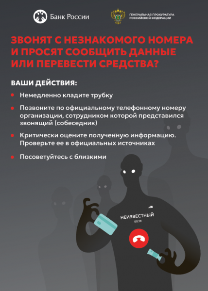 В России проходит информационная кампания по кибербезопасности: "Клади трубку"
