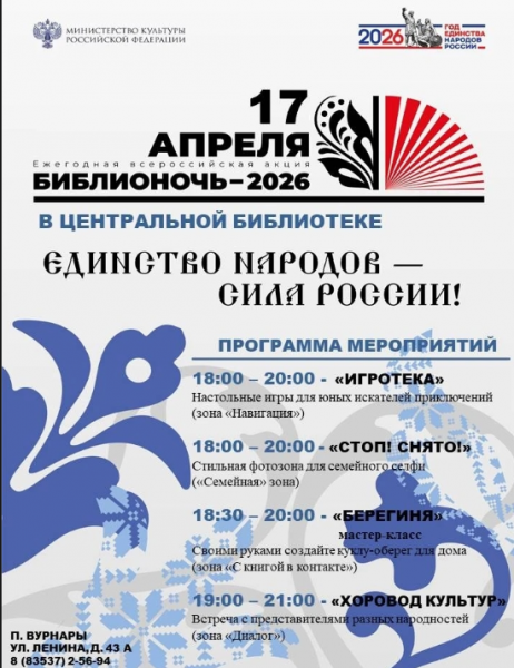 Библионочь в Центральной библиотеке